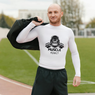 ボディビル: Muscle Monkey Tシャツ