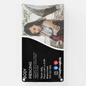 ボディピアススタジオ ポスター フライヤー サイン 横断幕 (縦)