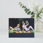 ボディペインティンレベンドビュッフェ – ボディアートリビングビュッフェ ポストカード (スタンド正面)