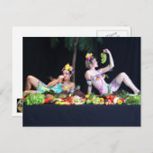 ボディペインティンレベンドビュッフェ – ボディアートリビングビュッフェ ポストカード (正面/裏面)