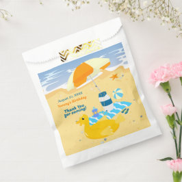 ボディボードボーイおもしろいビーチ誕生日パーティー フェイバーバッグ