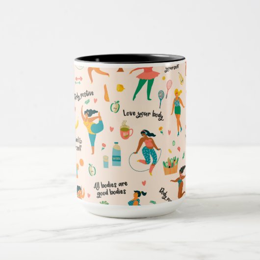 ボディポジティブ マグ (中央)