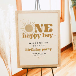 ボディワンハッピーボーイファーストトリップサンのまわりに誕生日 ポスター