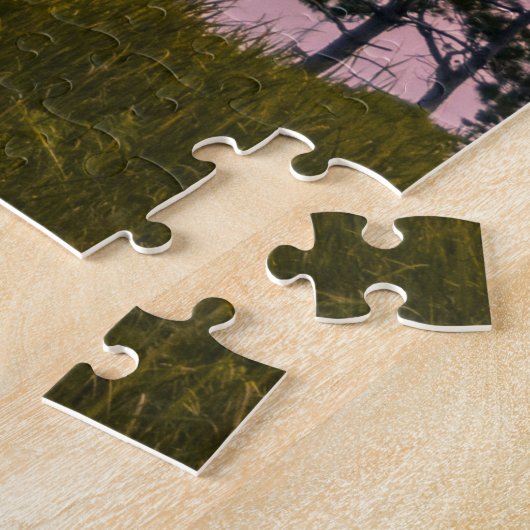 ボディーアイランドライトハウスアウターバンクノースカロライナ ジグソーパズル (側面)