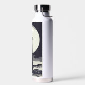 ボディーアイランドライトハウスノースカロライナ月 ウォーターボトル (左面)