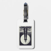 ボディーアイランドライトハウスノースカロライナ月 ラゲッジタグ (裏面縦)