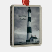 ボディーアイランドライトハウスブラック&ホワイト メタルオーナメント (右)
