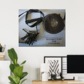 ボディーウォッチマンの時計と鍵 ポスター (ホームオフィス)