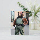 ボディーガードベア ポストカード (スタンド正面)