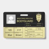 ボディーガード バッジ (裏面)
