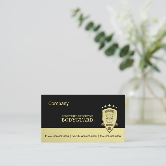 ボディーガード 名刺 (スタンド正面)