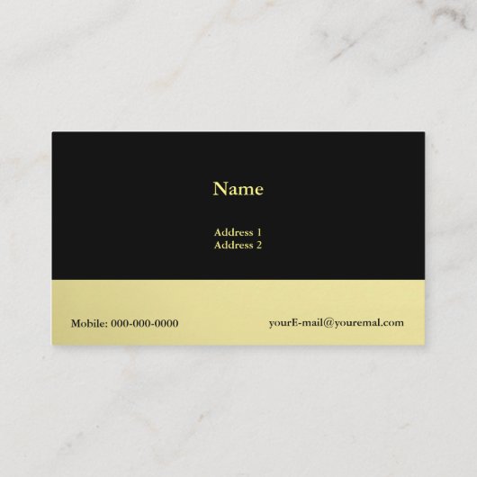 ボディーガード 名刺 (裏面)