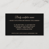 ボディースカルプティング・コンタリングスパタンウーマンケア 名刺 (裏面)