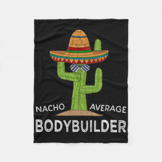 ボディービルおもしろいボディビル フリースブランケット