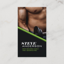 ボディービルのコーチの名刺 名刺