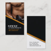 ボディービルのコーチの名刺 名刺 (正面/裏面)