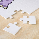 ボディービルダーエクストリームとしてのヒッポ ジグソーパズル (側面)