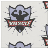 ボディービルダー筋肉 ファブリック (クローズアップ)