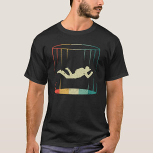 ボディーフライング風洞屋内スカイダイビングラバータン Tシャツ
