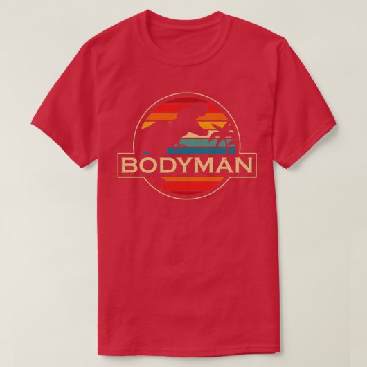 ボディーマン恐竜 Tシャツ (デザイン正面)