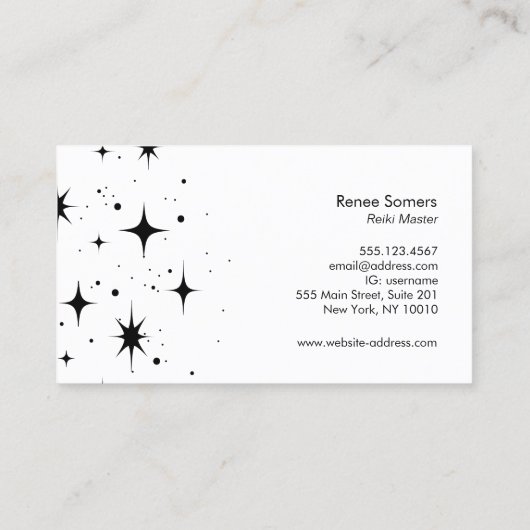 ボディーワークエナジーヒーラーハンド 名刺 (裏面)