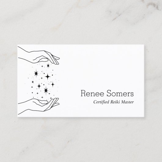 ボディーワークエナジーヒーラーハンド 名刺 (正面)