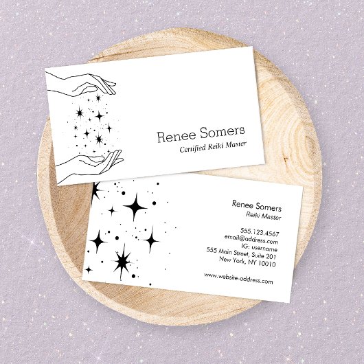 ボディーワークエナジーヒーラーハンド 名刺
