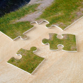 ボディ幽霊タウンカリフォルニアクリスマスグリーティング ジグソーパズル (側面)