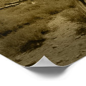 ボディ幽霊タウンセピアポスター ポスター (角)