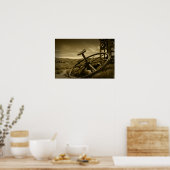 ボディ幽霊タウンセピアポスター ポスター (キッチン)