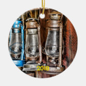 ボディ幽霊タウン素朴アンティーク セラミックオーナメント (正面)