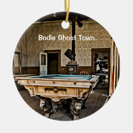 ボディ幽霊タウン,カリフォルニア, セラミックオーナメント (正面)