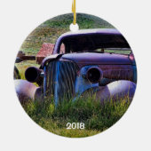 ボディ幽霊タウン,カリフォルニア, セラミックオーナメント (裏面)