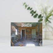 ボディ、カリフォルニア幽霊タウン、インサイドホーム ポストカード (スタンド正面)