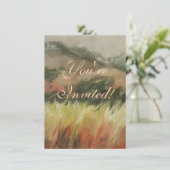 ボデガベイカリフォルニアの山の風景 招待状 (スタンド正面)