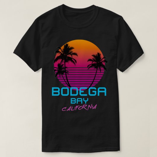 ボデガベイカリフォルニアレトロ80s tシャツ (デザイン正面)
