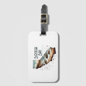ボデガベイカリフォルニア土産ギフト ラゲッジタグ (正面縦)