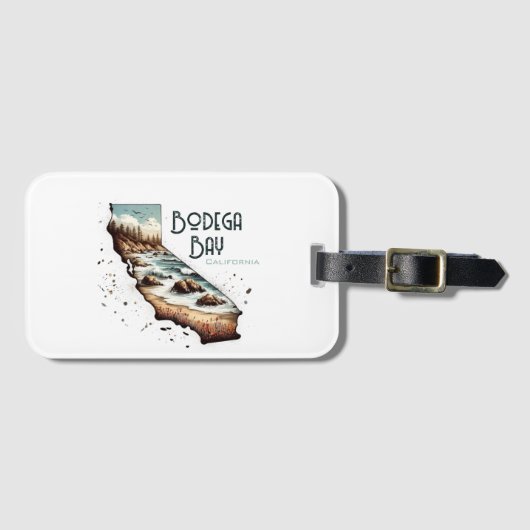 ボデガベイカリフォルニア土産ギフト ラゲッジタグ (正面横)