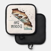 ボデガベイカリフォルニア土産ギフト 鍋敷き (正面/裏面)