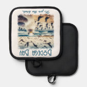 ボデガベイカリフォルニア土産ギフト 鍋敷き (正面/裏面)