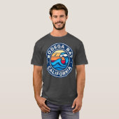 ボデガベイカリフォルニアCAヴィンテージ航海のウェーブ Tシャツ (正面フル)