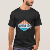 ボデガベイ カリフォルニア ビーチ フラッグ サーフ カ Tシャツ (正面)