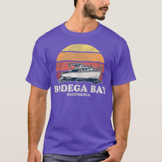 ボデガベイCAヴィンテージボート70sレトロボート Tシャツ