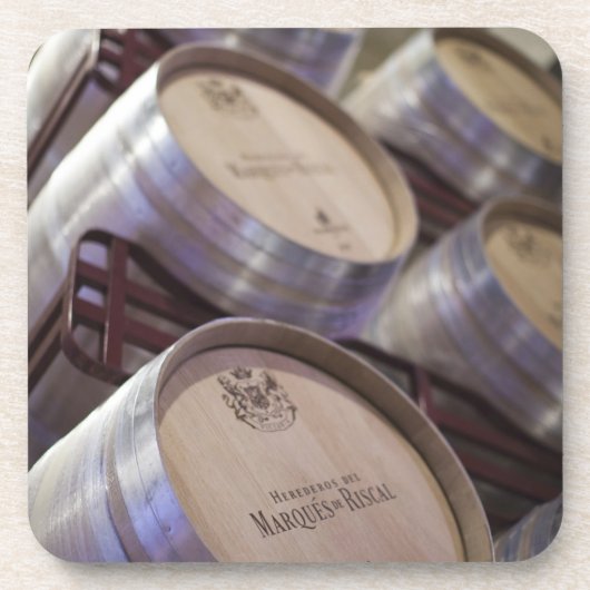 ボデガマルケスデリスカルワイナリー、ワインセラー コースター (正面)