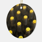 ボデガマルケスデリスカルワイナリー、ワインボトル セラミックオーナメント (左)