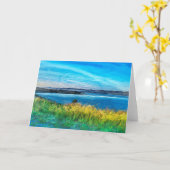 ボデガ湾 カード (黄色い花)