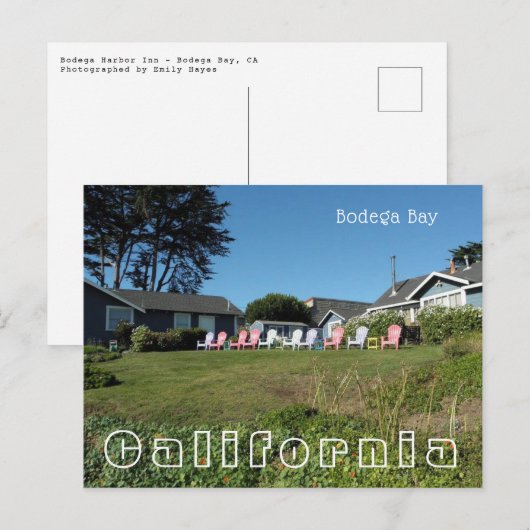 ボデガ湾 ポストカード (正面/裏面)