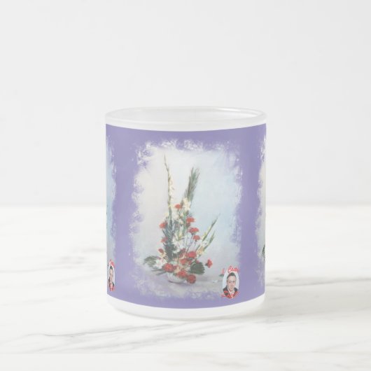 ボデゴンデフロレス フロストグラスマグカップ (中央)