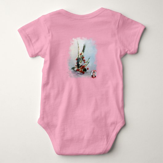 ボデゴンデフロレス ベビーボディスーツ (裏面)