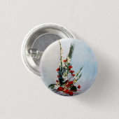 ボデゴン・デ・フロレス/花の静物詩 缶バッジ (正面&裏面)